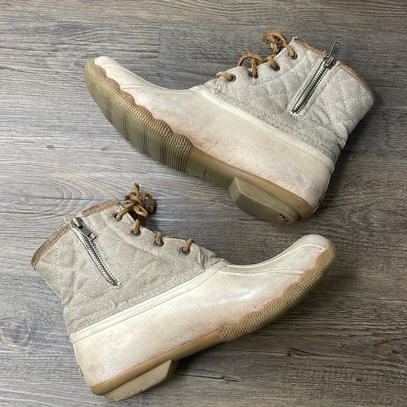 Sperry Women’s Wool Linen Duck Boot, size 9 - Picture 2 of 11